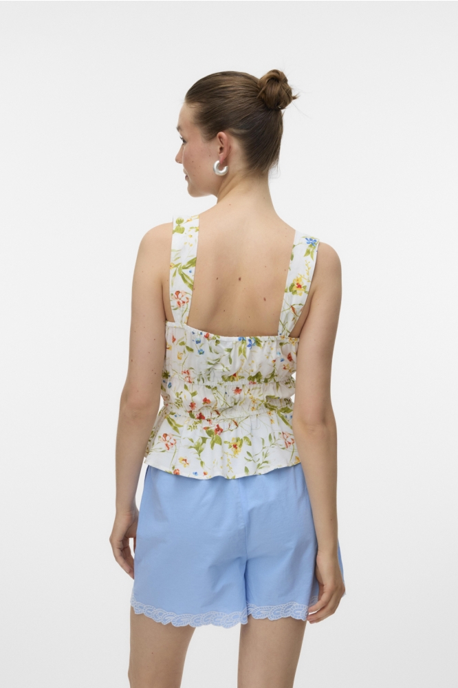 VMEASY JOY GATHERING SINGLET WVN GA 10328680 SNOW WHITE/PHOEBE